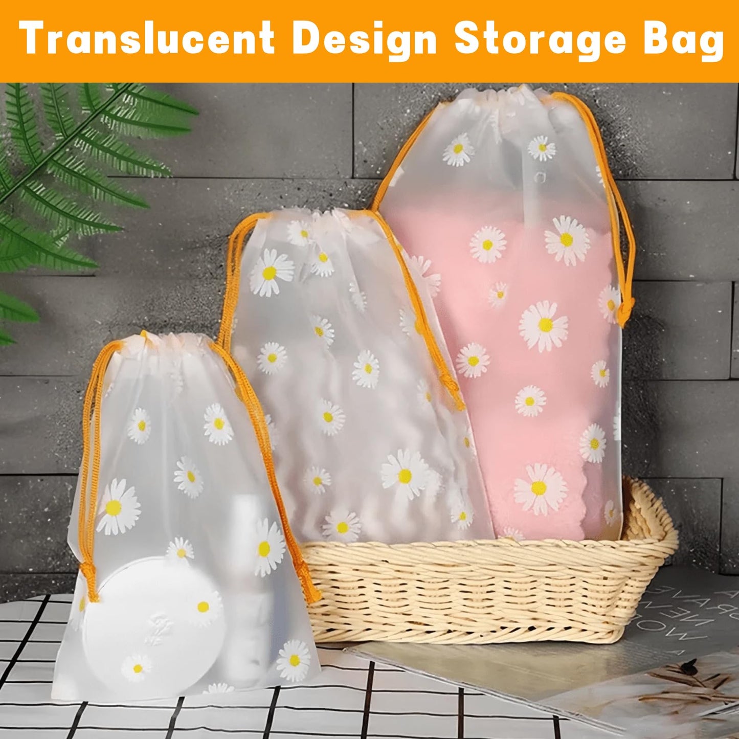 25Pcs Shoe Bags for Travel, 18x25cm Plastic Travel Clothes Storage Bags