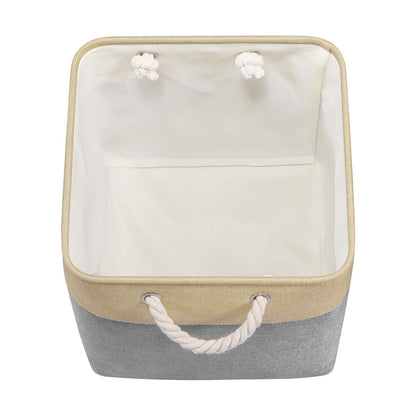 Univivi Cube Storage Boxes 12in Fabric Storage Baskets Grey, Set of 4