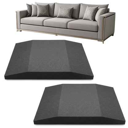 Wulshome 2 Pcs High Density Foam Sofa Cushion Support 55×55cm, Couch Seat Saver for Sagging Furniture Seat Repair Sofa Cushion Support for Sagging