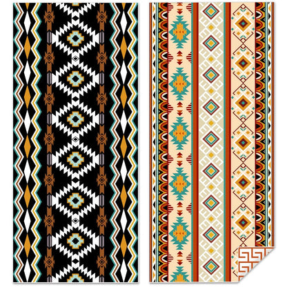 ORIGACH 2 Pack Marrakesh Thin Lightweight Microfiber Beach Towel, 71"x31"