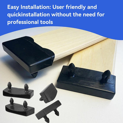 SGETHCH 12 Pcs Bed Slat Caps - 56mm Replacement Bed Slat Holders - Durable Plastic Support End Clips for Single, Double & King Size Bed Frames