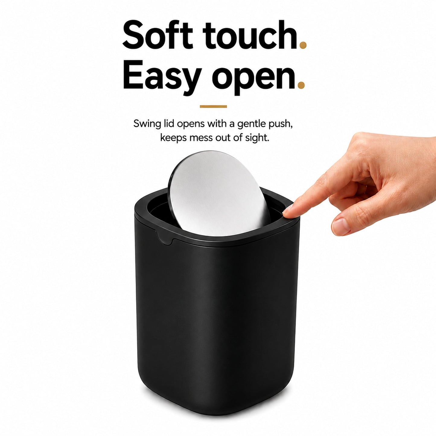 EverGrove Mini Table Bin,Desktop Trash Can