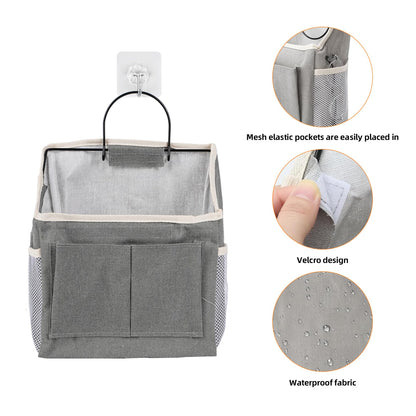 2 Pcs Wall Hanging Storage Bag, Foldable Hanging Storage Organiser
