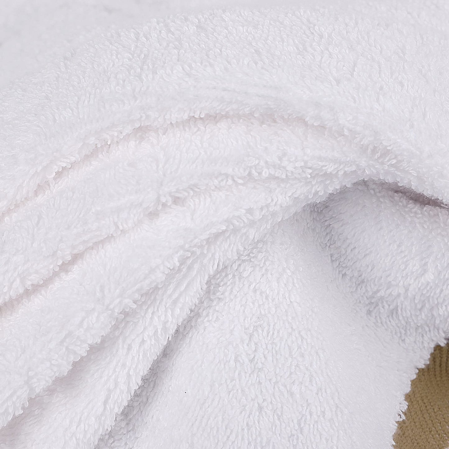 PiccoCasa Cotton Thick Hand Towels Striped for Spa Hotel 2 Pack 40cm x 80cm
