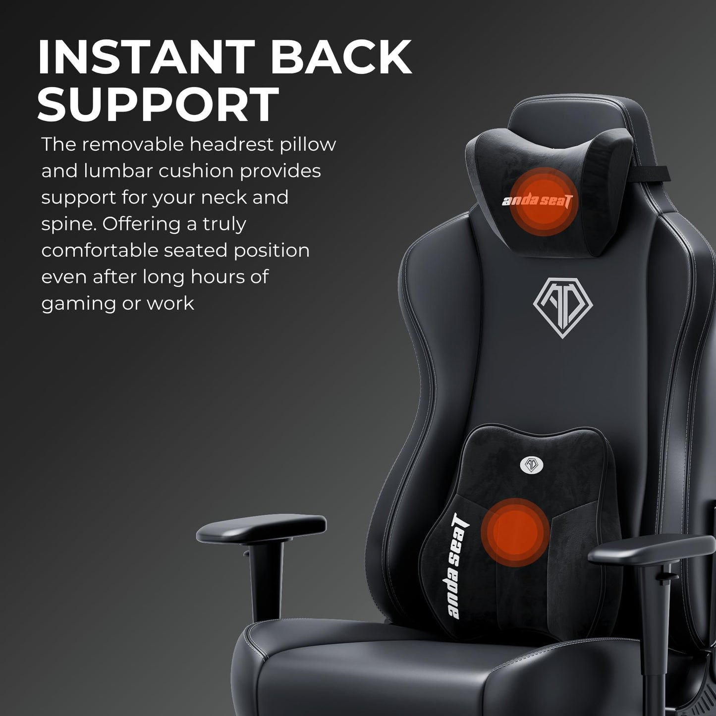 Anda Seat Novis Ultra Gaming Chair for Adults - Extra Large Reclining Video Game Chairs, PVC leather Ergonomic Gaming Chair