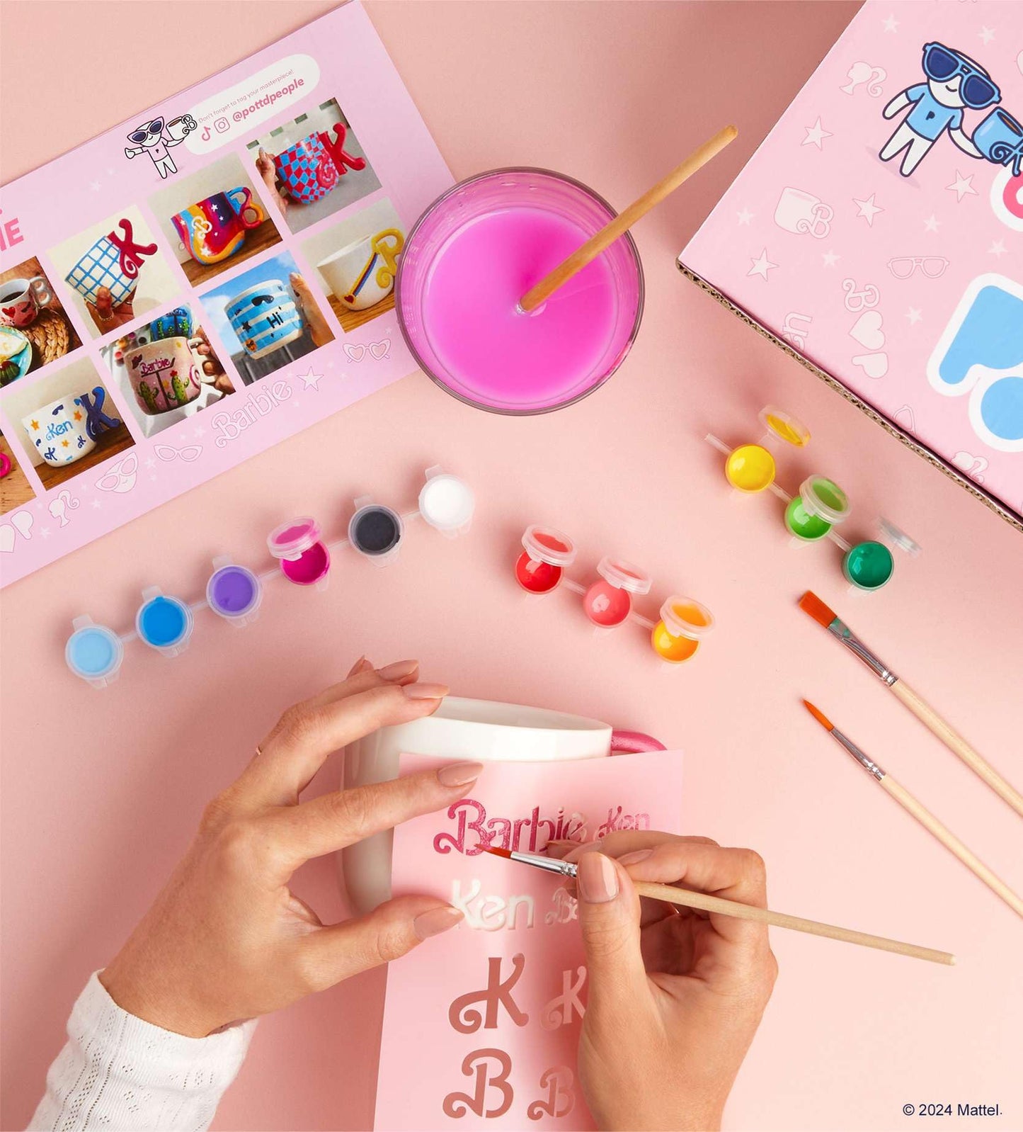 Barbie x Pottd Paint-a-Mug