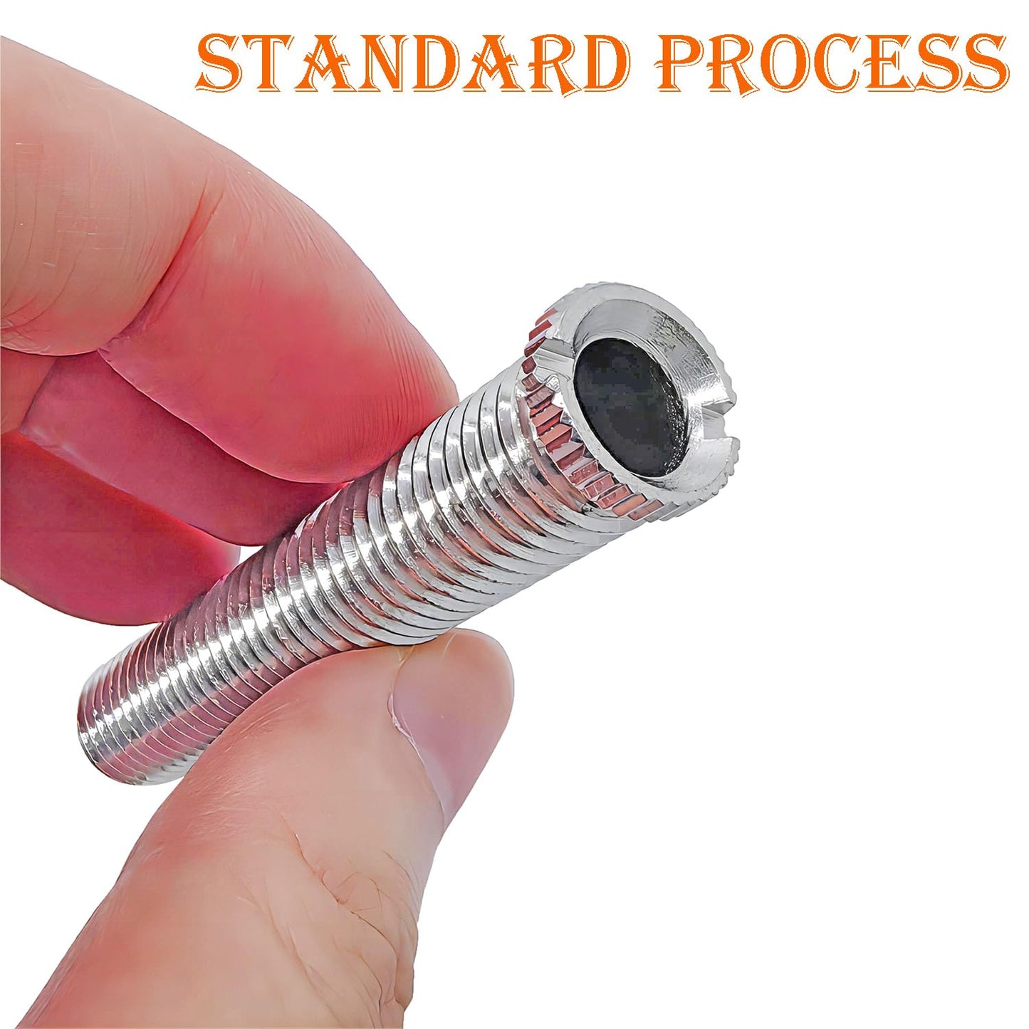 Qrity 70mm Ceramic Wash Basin Extended Bolt Screw Kitchen Sink Basket Strainer Plug Screw for Marble Artificial Quartz Stone Wash Basin