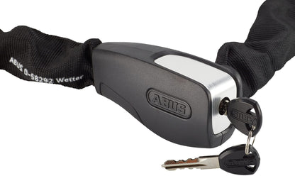 ABUS chain lock Steel-O-Chain 8807K - Flexible bicycle lock made of hardened steel - security level 8