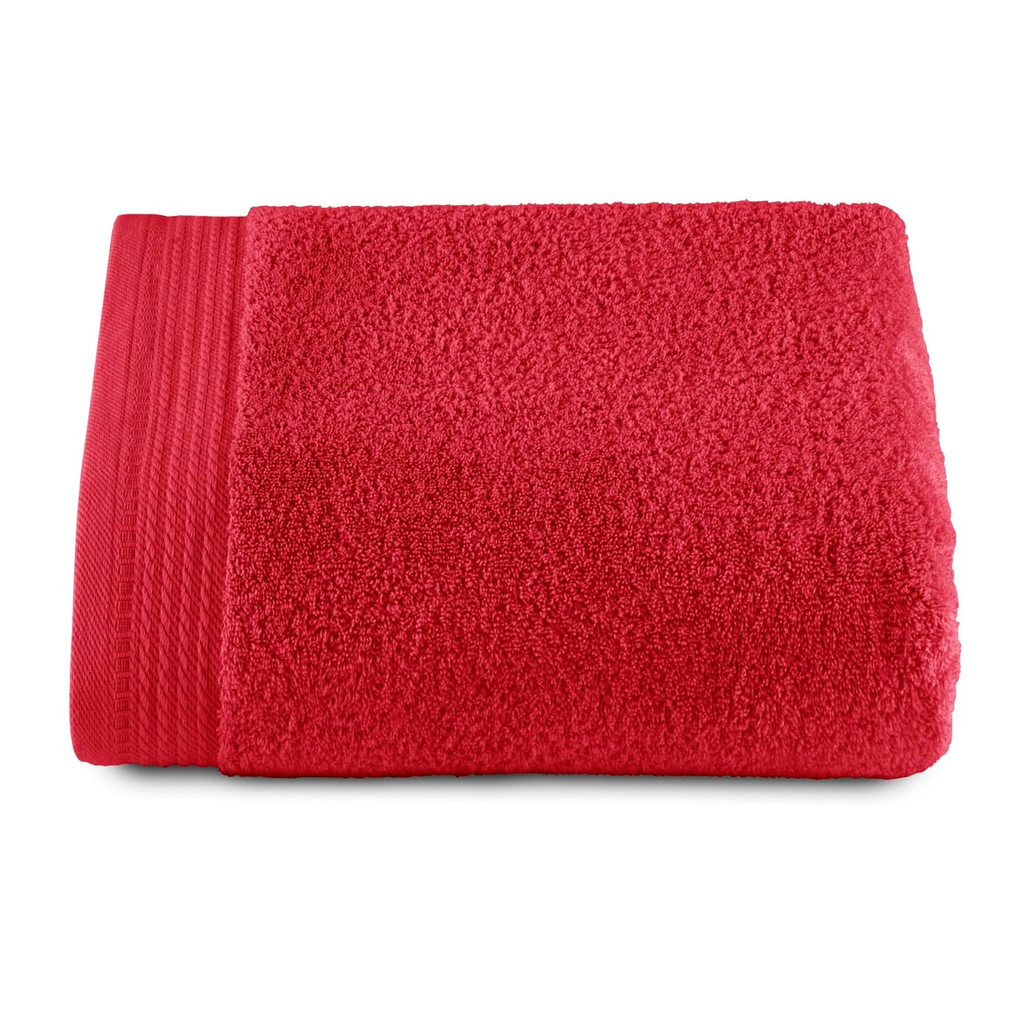 Top Towel ? Set of 1 Shower Towel ? Large Shower Towel ? Bath Towels ? 100% Combed Cotton ? 600 g/m2 ? Measure 100 x 150 cm ? Red