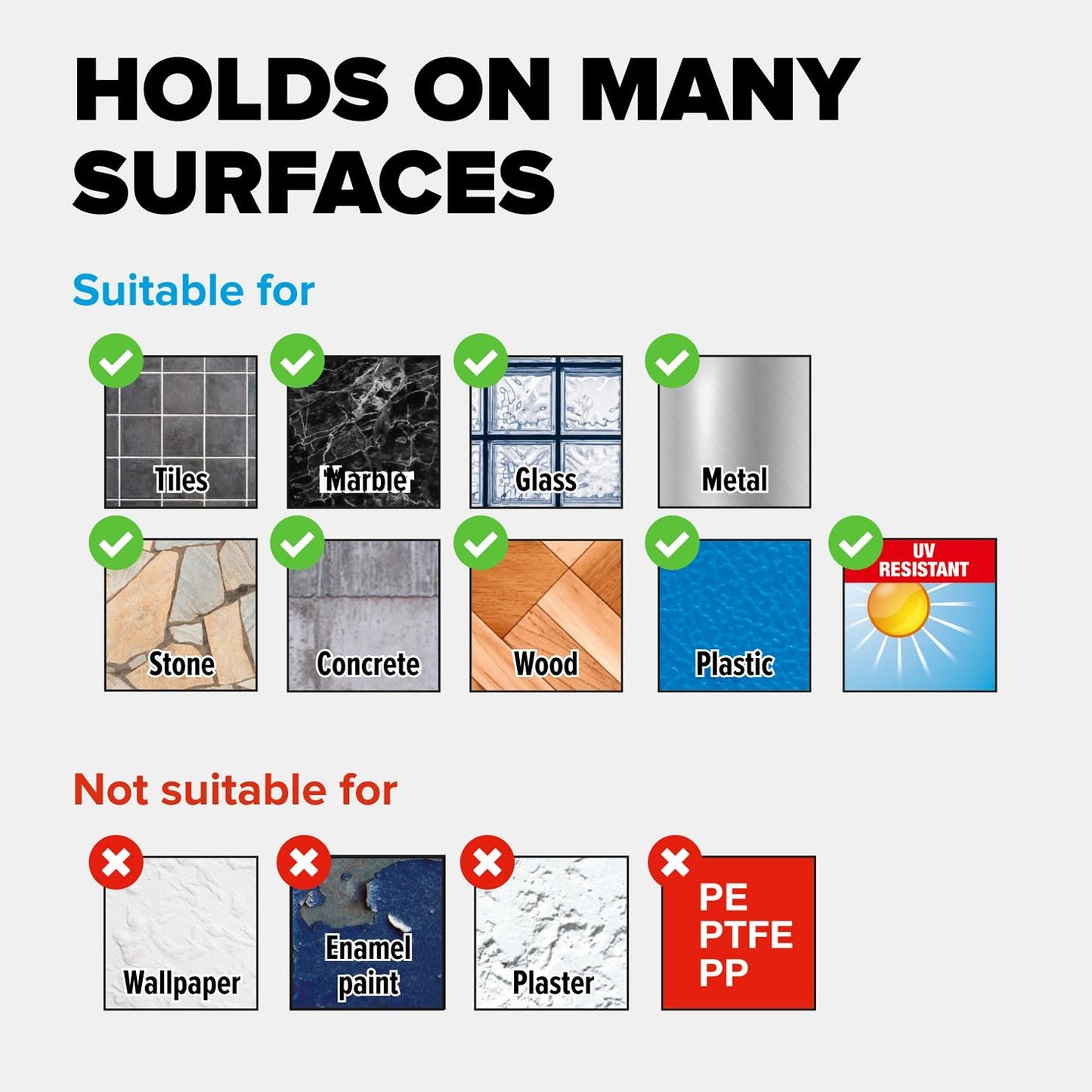 tesa DELUXXE Double Towel Holder - Wall-Mounted, Stainless-Steel Towel Holder with Two Swivel Arms - waterproof, incl. Power.Kit Adhesive Solution
