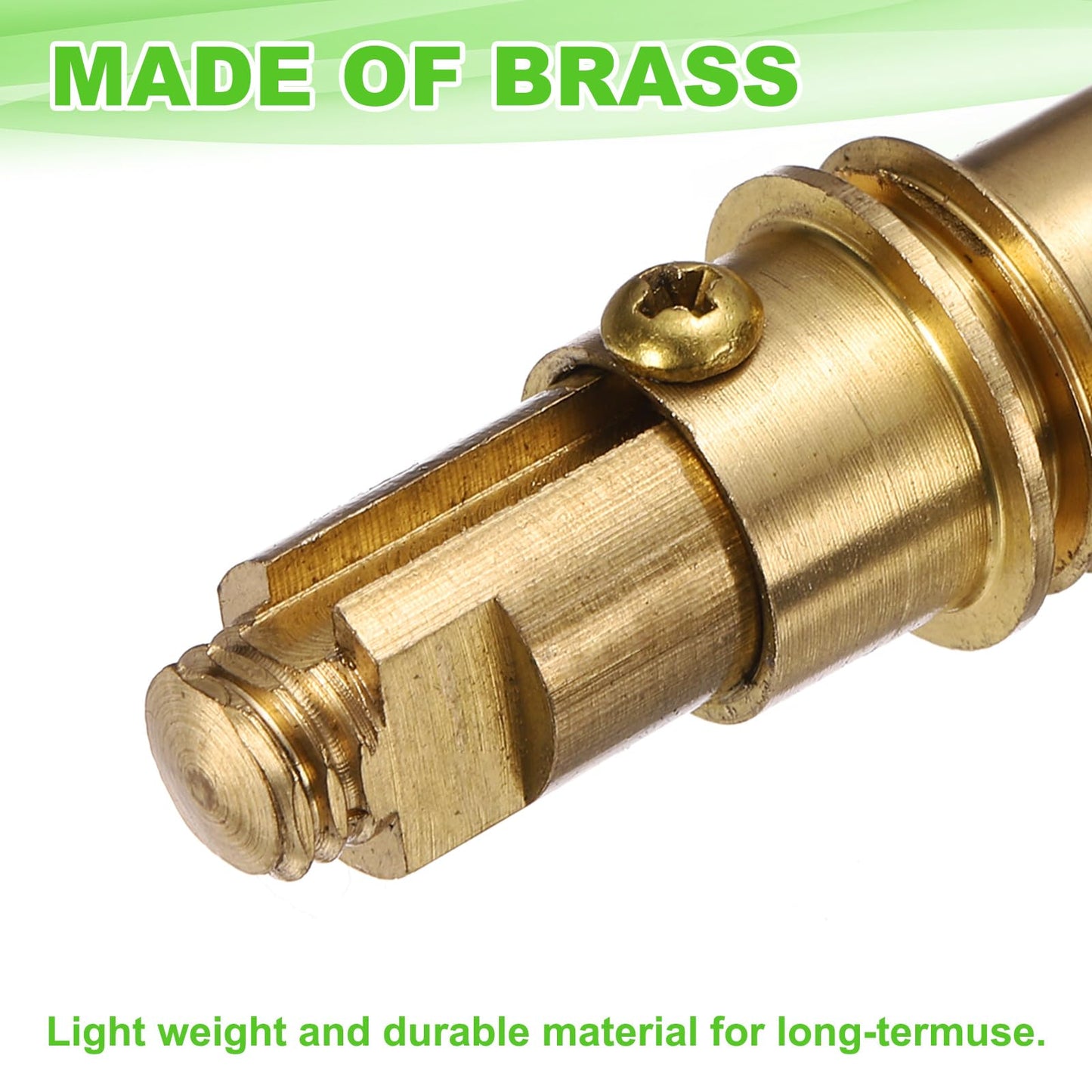 sourcing map Basin Sink Clicker, Replacement Sink Basin Clicker Brass Push Spring Plug for Home Bathroom Bathtub Sinks Drain Stopper