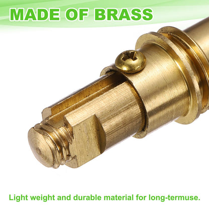 sourcing map Basin Sink Clicker, Replacement Sink Basin Clicker Brass Push Spring Plug for Home Bathroom Bathtub Sinks Drain Stopper