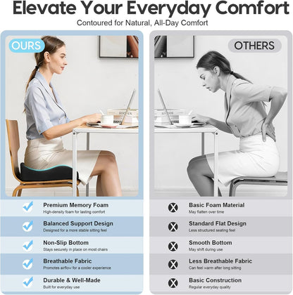 Arbanith Memory Foam Seat Cushion for Office Chair Coccyx Cushion