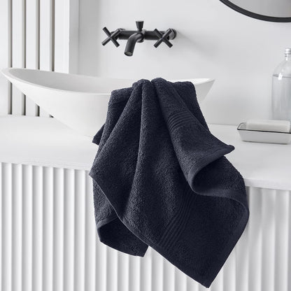 TODAY Essential Cotton Bath Towel 50 x 90 cm Plain Navy