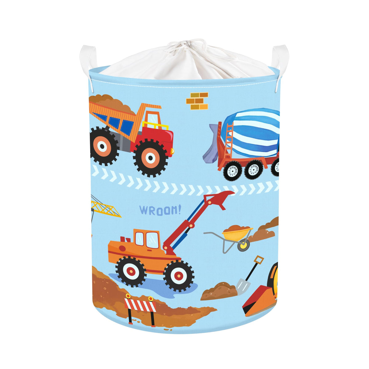 HUUMONSS Foldable Laundry Hmaper Large Kid Toy Basket, 63L