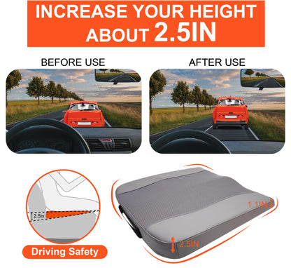 Lofty Aim Car Seat Cushion, Memory Foam Car Seat Cushions for Long Driving