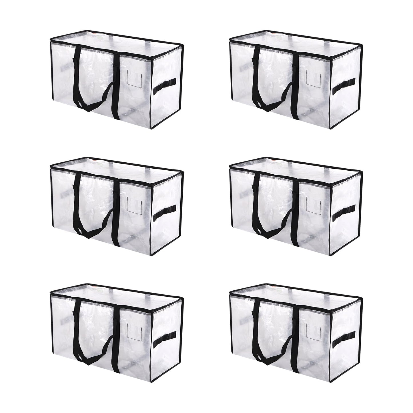 Meetall Extra Large Moving Bags with Zippers - 27x14x15 Inch Heavy Duty Storage Totes