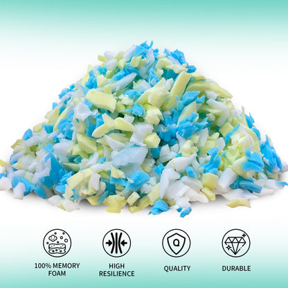 HONEHO 6.6KG Shredded Memory Foam Filling Bean Bag Chair Filler