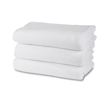 Set of 3 Bath Towels in Terry Towel, 100% Cotton, 3 Bath Towels, 90 x 140 cm, 450 g/m², Double Twisted, Ideal for B&B and Hotel