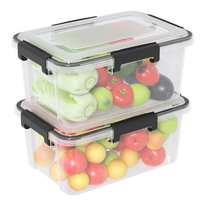 Zopnny 2 Pack 10L Food Storage Containers with Leakproof Lids