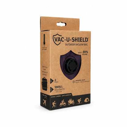 Vac-U-Shield 6 Outdoor Vacuum Bags, 3 Sizes S M L, Travel Anti-Scratch