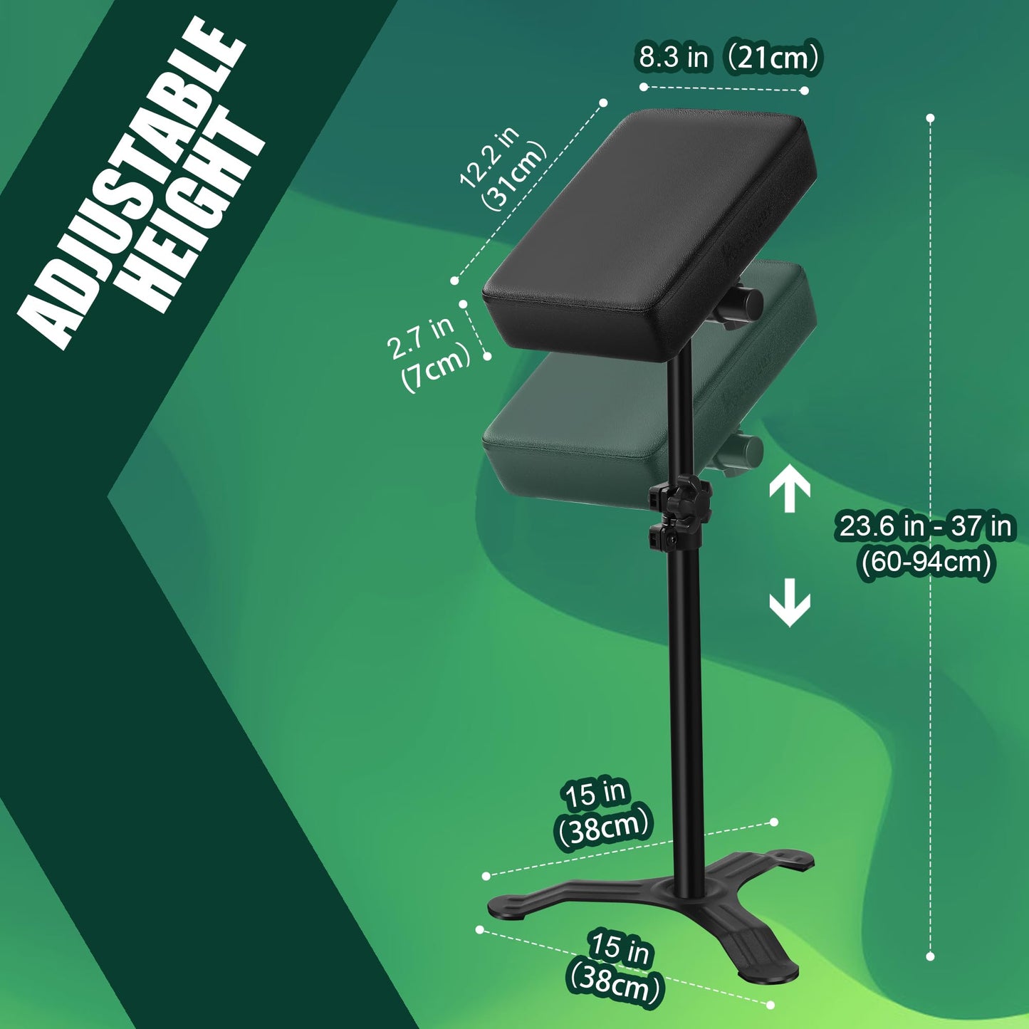 BARBALL Tattoo Armrest Stand Tripod Tattoo Arm Rest Adjustable Height for Tattoo Supplies