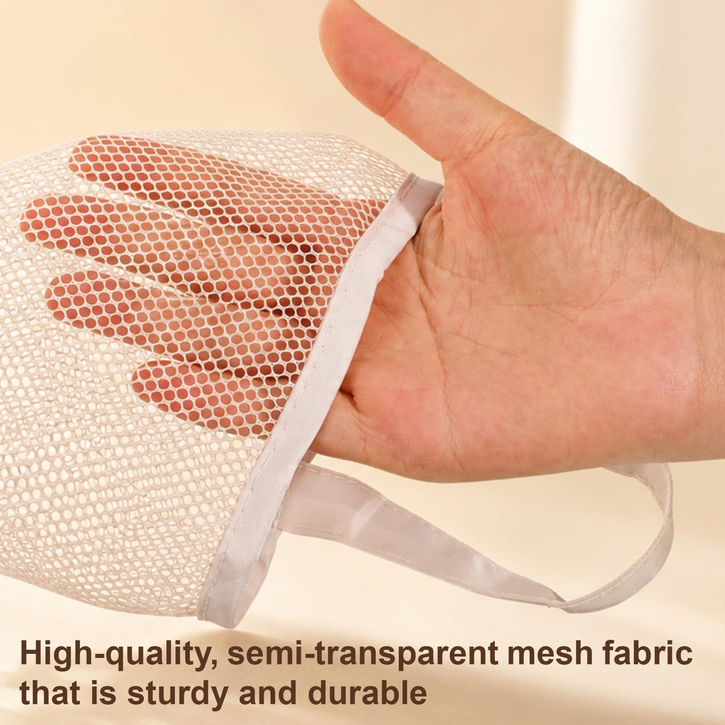 Aphumedc 2Pcs Wall Sock Storage, Hanging Mesh Closet Organizer Multifunctional HangingPocket for Sock