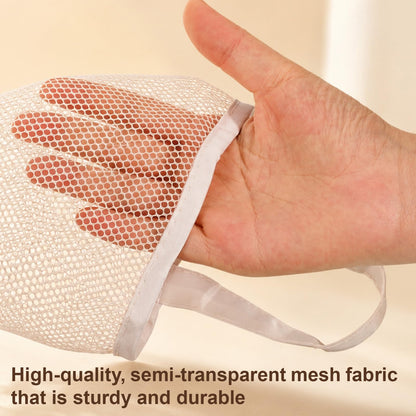 Aphumedc 2Pcs Wall Sock Storage, Hanging Mesh Closet Organizer Multifunctional HangingPocket for Sock