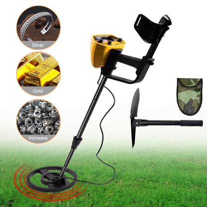 Voilamart Metal Detector Waterproof for Adults and Kids, Bounty Hunter Gold Digger Metal Detector with High Accuracy Adjustable Pointer Display, for