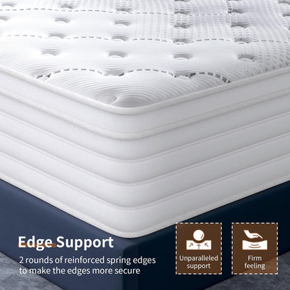 Queblox Single Mattress 3FT, 11Inch Memory Foam 7 Zone Orthopedic