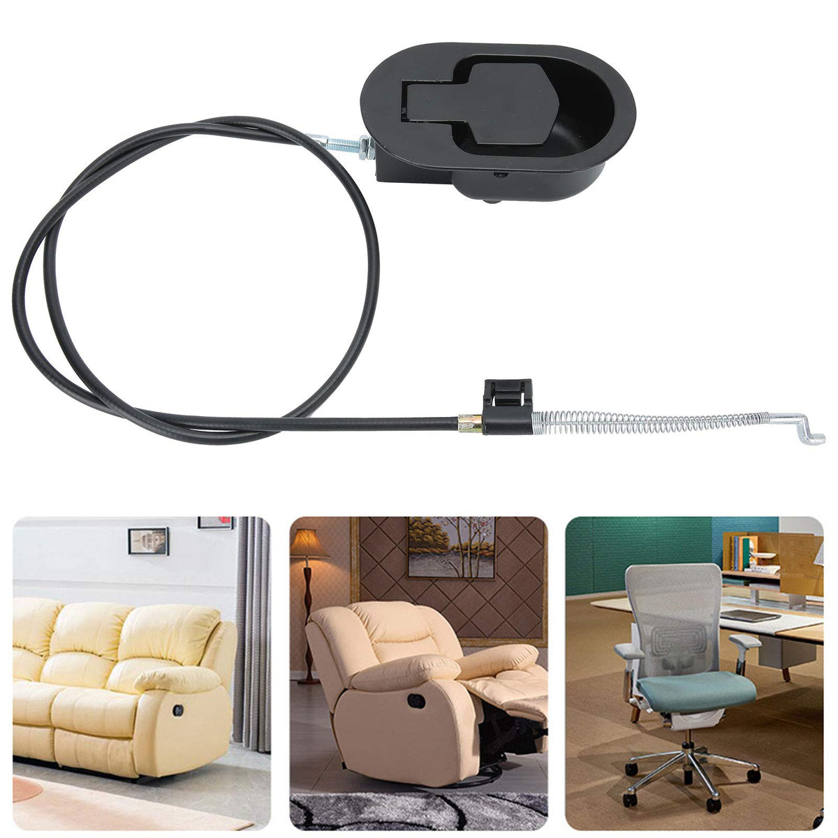 BORDSTRACT Sofa Chair Couch Release Lever Pull Handle, Recliner Replacement Parts