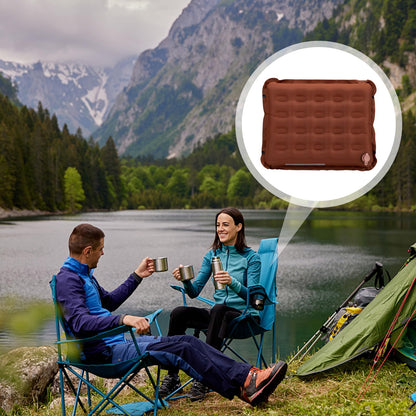 Plliocse Inflatable Seat Cushion,Lightweight Self-Inflating Seat Cushion,Memory Foam Waterproof Air Cushion for Airplane Travel Camping Backpacking