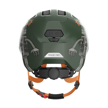 ABUS Smiley 3.0 children's helmet - bike helmet with a low fit, child-friendly designs and space for a pigtail - for girls and boys