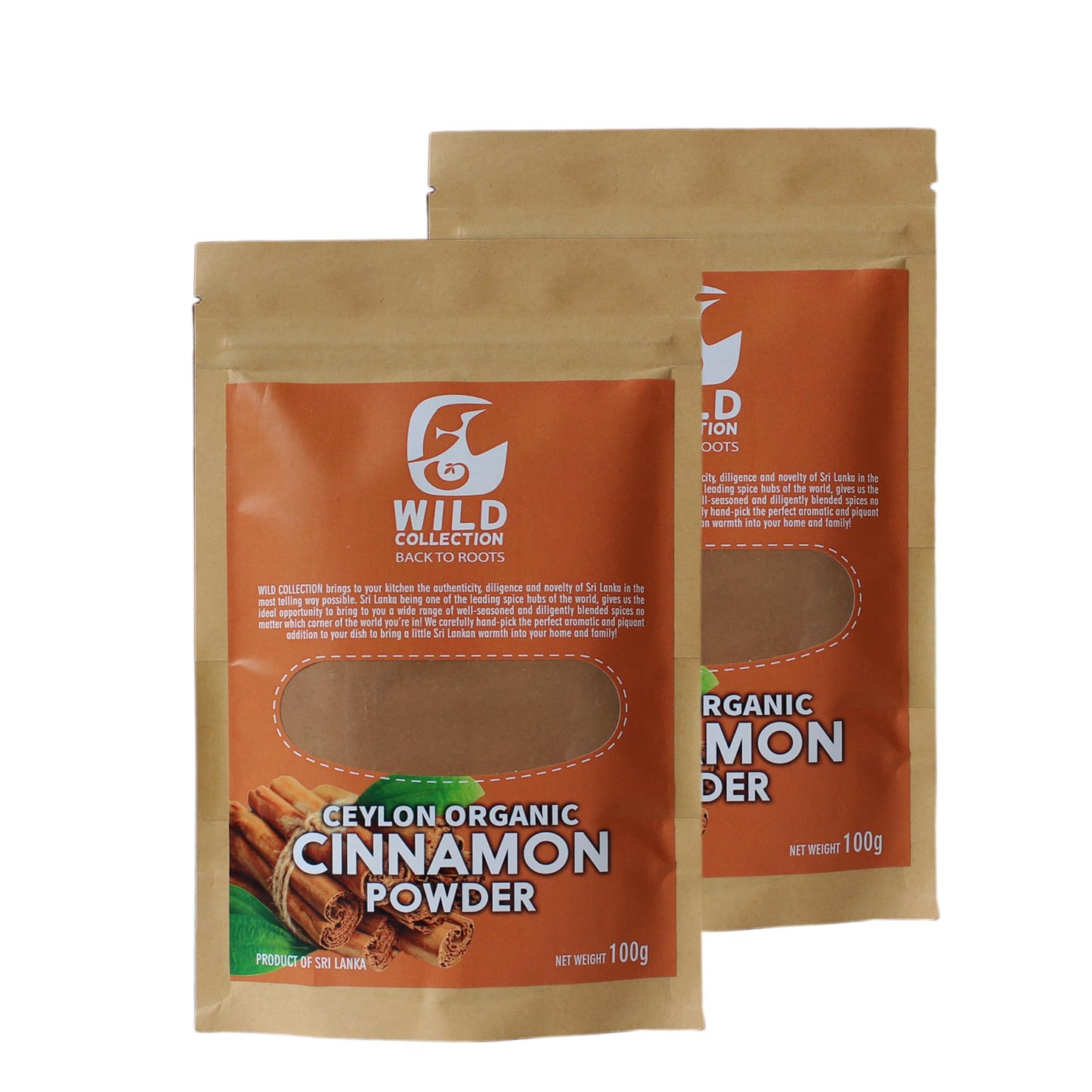 Wild Collection Ceylon Cinnamon Sticks, Cinnamon Powder Product of Sri Lanka (200g, Cinnamon Powder)