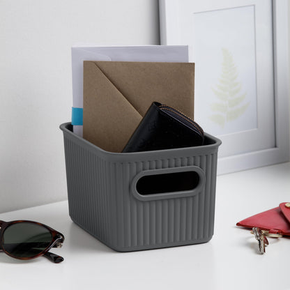 TATAY Storage Basket Baobab 12.5x16.4x10 cm Set of 4 Organiser Boxes