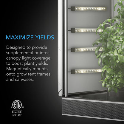 AC Infinity IONBEAM S11, Full Spectrum LED Grow Light Bars 11?, Deeper Penetration Samsung LM301H EVO Diodes and Digital Dimming Timer Controller, for