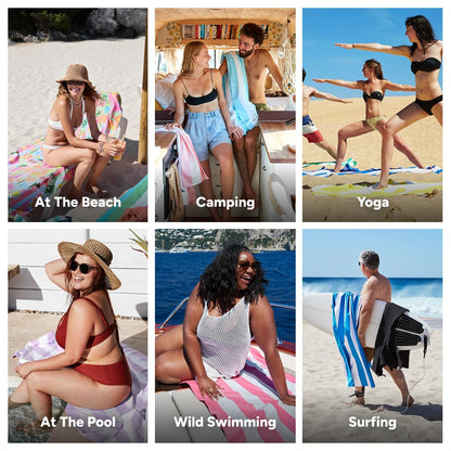 Dock & Bay Quick Dry Beach Towel - Ibiza Glow, Large