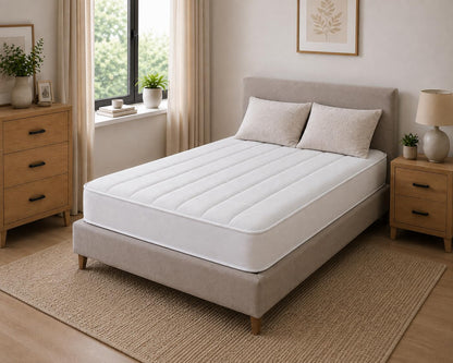 Starlight Beds White Tile King Size Mattress 150x200x18cm