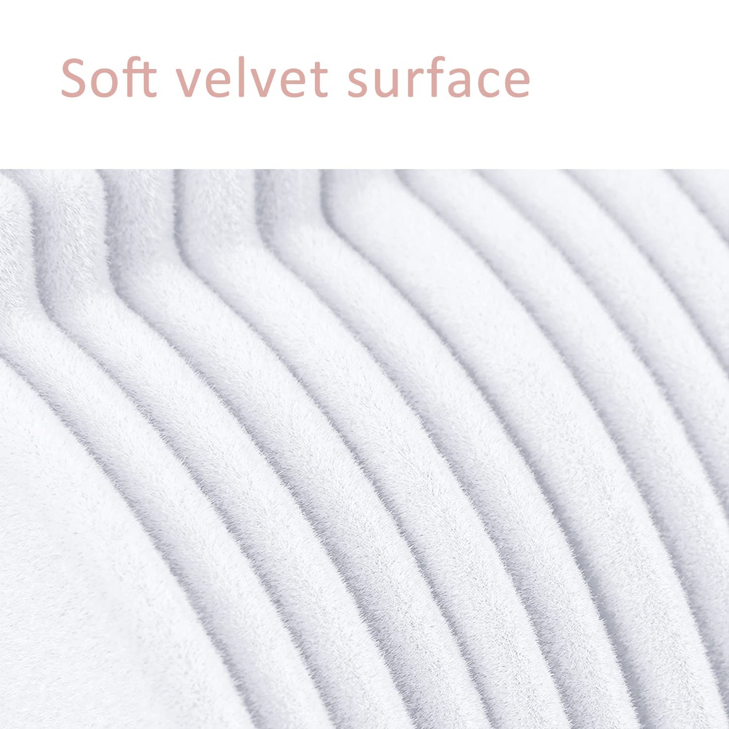 ManGotree 14 Inch Kids Velvet Hangers Felt Children's Hangers 32 Pack White