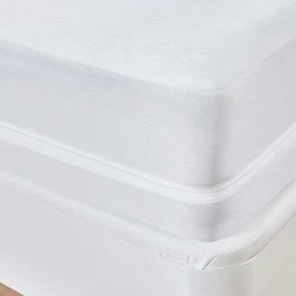 Pikolin Home - Sanitary Mattress Protector – Waterproof, Breathable, white Cama 105-105 x 190/200 cm white