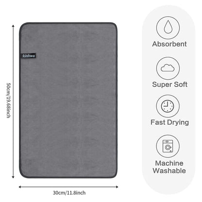 KinHwa Microfibre Soft Hand Towels for Kitchen Abosorbent Small Guest Towel