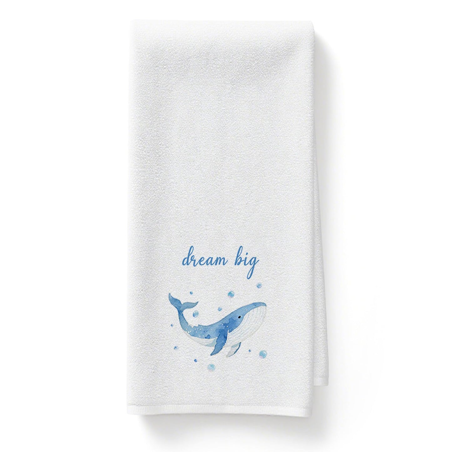 Yeeaulpa Whale Gifts Kitchen Towel,Whale from the Sea Towel,Birthday Present for Women,Sailing Marine Biology Gifts,Sea Swimming Presents,Nautical