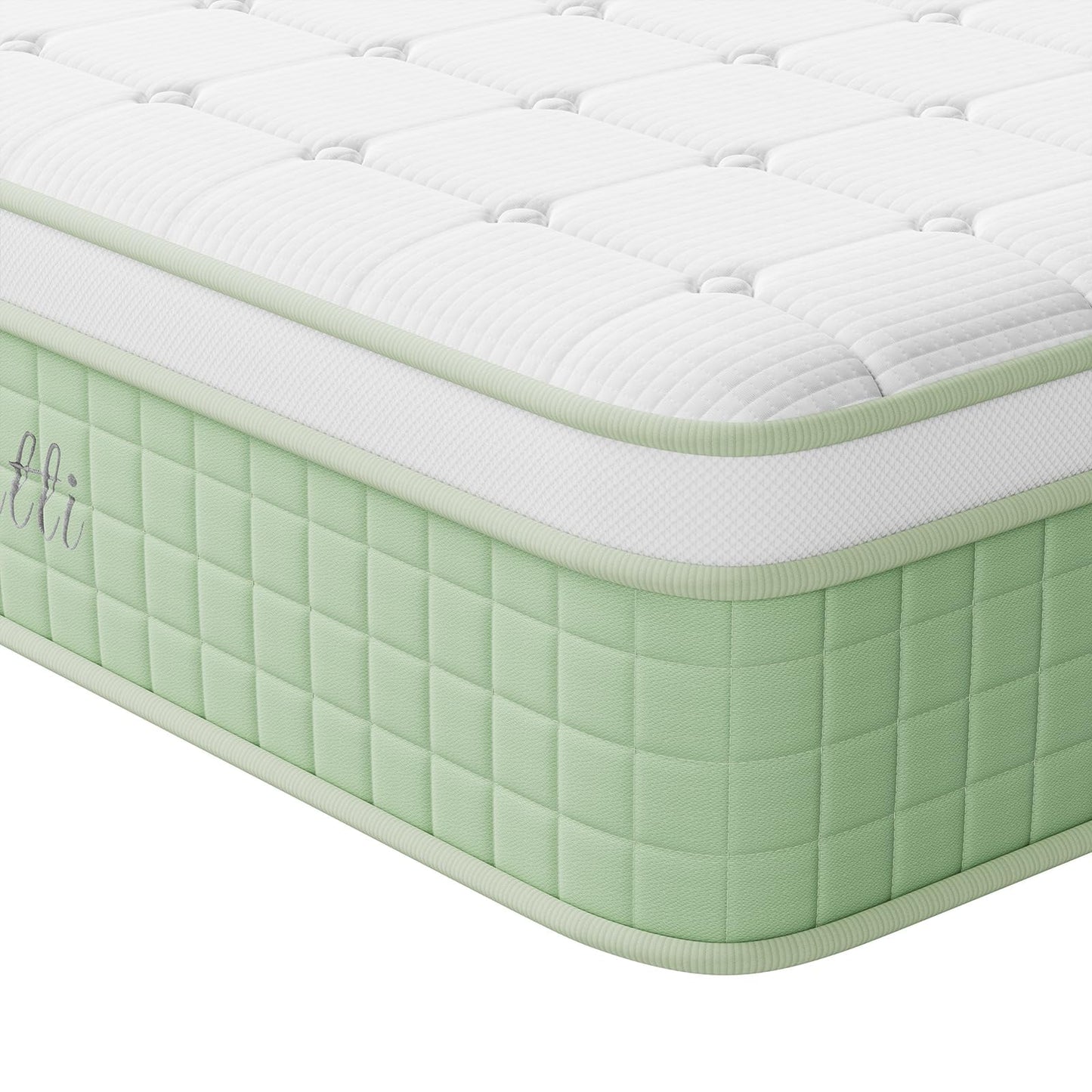 Vesgantti 5FT King Size Mattress 150x200cm Hybrid Medium Firm Mattress