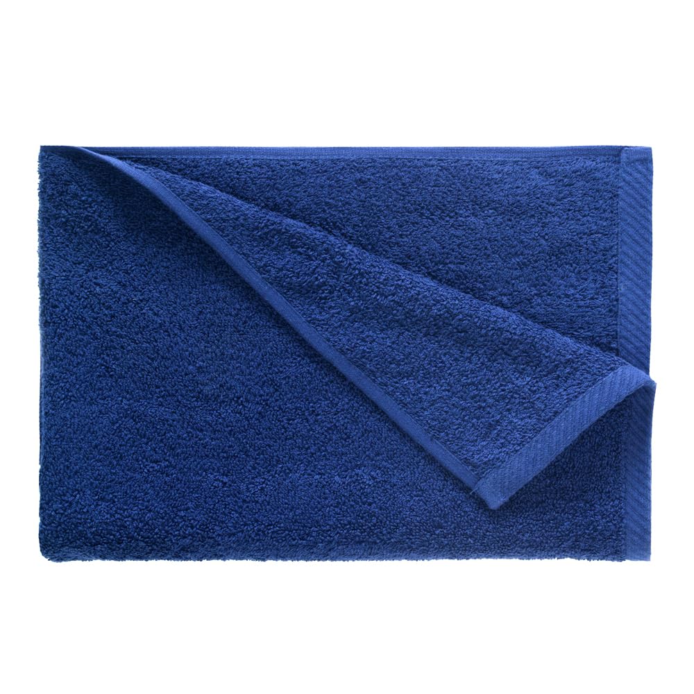 Top Towel - Plus - Bath towels - 4 face towels or bidet - 30 x 50 cm - 100% cotton - Navy