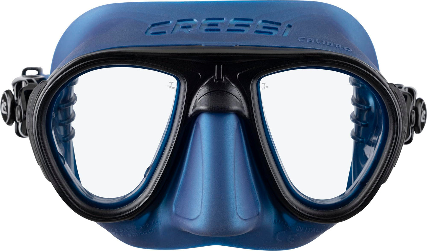 Cressi Calibro Diving Mask - Blue Nery, Uni