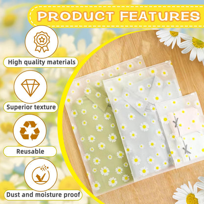 15Pcs Hospital Bag Organiser Pouches Reusable Plastic Zip Lock Bags