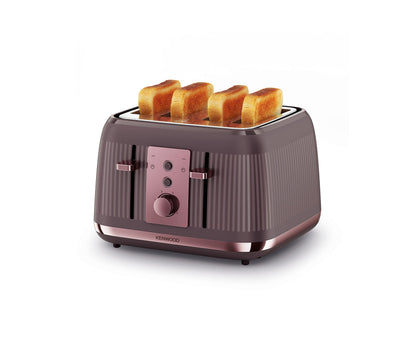 Kenwood Dusk Toaster, 4 Slot Toaster, Reheat, 5 Browning Settings, Defrost And Cancel Functions, Pull Crumb Tray, TFP30.000PU, 1800W, Twilight Purple