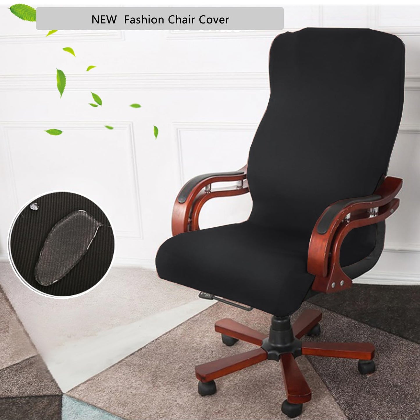 FYTXSZ Stretchable Office Chair Covers Set with Armrest Covers - Universal Fit for Gaming, Desk & Ergonomic Chairs | Durable, Machine Washable