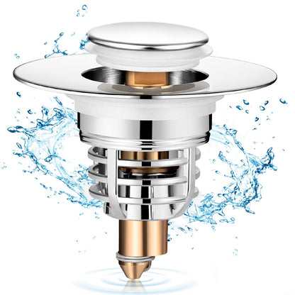 Diboniur Upgraded Sink Plug, Improved Bathroom Sink Plug Replacement, Universal Sink Stopper