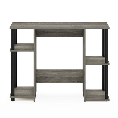 Furinno JAYA Compact Computer Desk, Writing Desk, Study Desk, French Oak/Black
